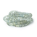 5-7.5mm Madagascar Aquamarine Plain Rondelle 18 inch 132 Beads AAA