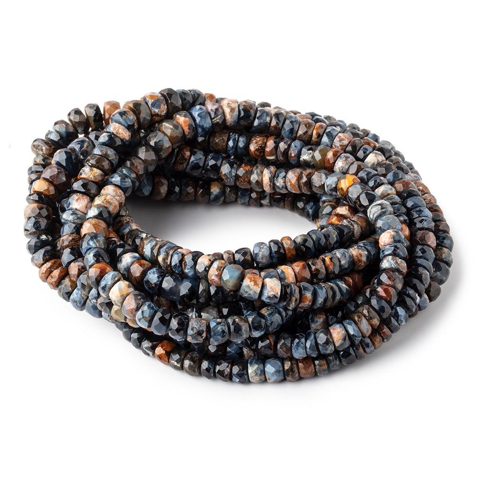 5-7.5mm Pietersite Faceted Rondelle Beads 17 inch 120 pieces