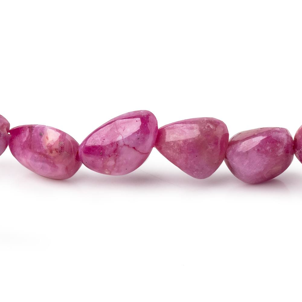 5-9mm Ruby Plain Nugget Beads 16 inch 57 pieces