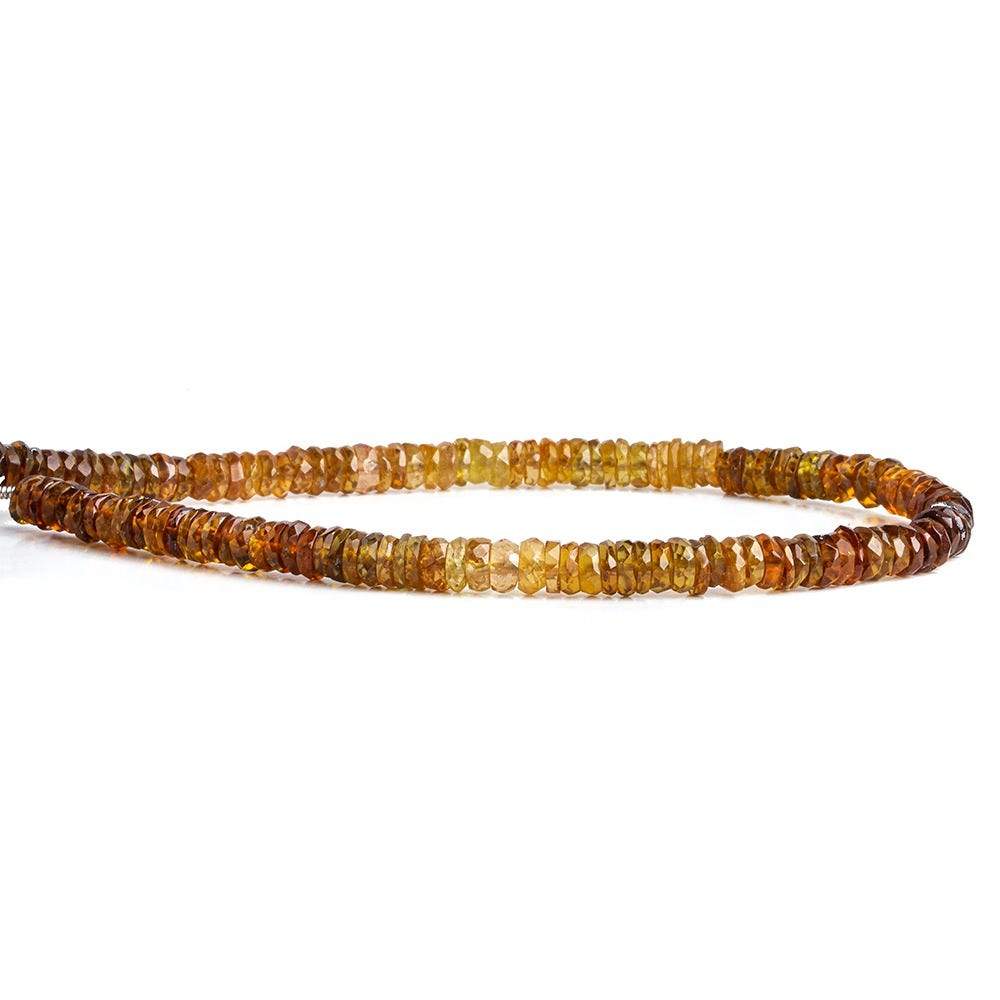5mm Brown Multi-tonal Tourmaline Faceted Heshi