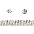 5mm Daisy Spacer Beads 8 inch 128 pieces