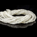 5mm White Moonstone Heshi Beads 220 beads