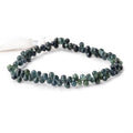 Montana Sapphire Faceted Tear Drop Beads 9 inch 100 pieces