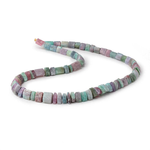5x6-8x7mm Paraiba Tourmaline Plain Trillion Beads 16.5 inch 72 pieces
