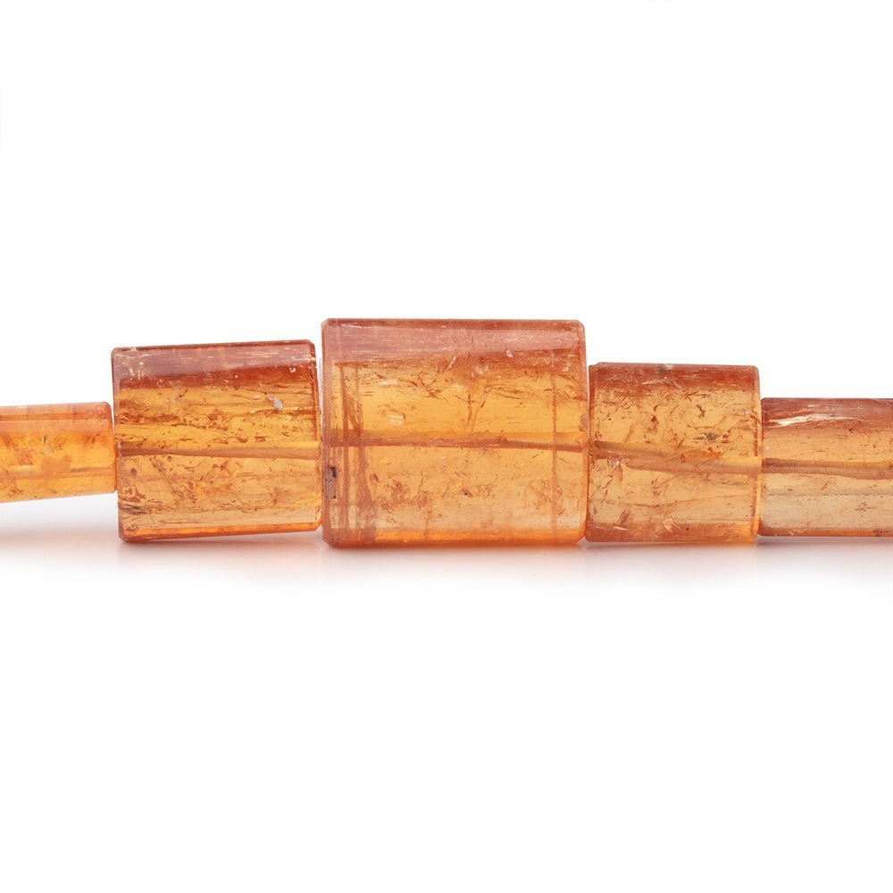 5x7-18x16mm Imperial Topaz Plain Tube Beads 20 inch 49 pieces AAA