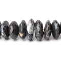 6-11mm Dendritic Opal German Faceted Rondelles 16 inch 100 Beads AA