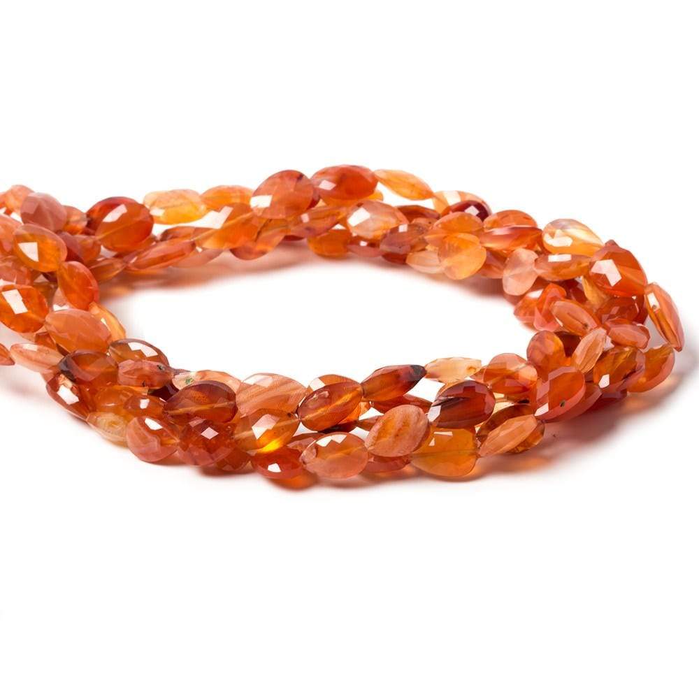 8x5-10x6mm Carnelian Straight Drill Pears 14 inch 42 pieces