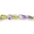 6-16mm Multi Gemstone Faceted Nugget Beads 16 inch 47 pieces