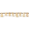 6-6.5mm Imperial Topaz Faceted Tear Drop Beads 8 inch 40 pieces