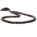 6-7mm Chocolate Sapphire German Faceted Rondelle beads 16 inch 139 pieces
