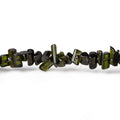 6-9mm Green Tourmaline Top Drill Natural Crystal Beads 16 inch 160 pieces