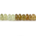 6.5mm Grossular Garnet faceted rondelle beads 13 inch 85 pieces