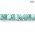 6mm Russian Green Angelite Plain Rondelle Beads 15.5 inch 100 pieces AA