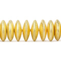 6x20mm 22kt Gold Plated Copper Brushed Disc 8 inch 27 pieces
