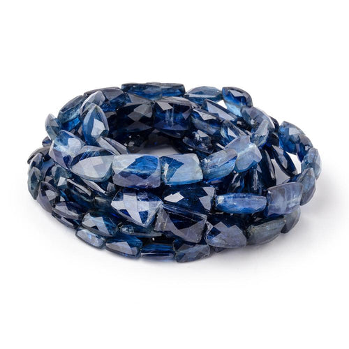6x4-10x7mm Kyanite Faceted Rectangle Beads 16 inch 51 pieces