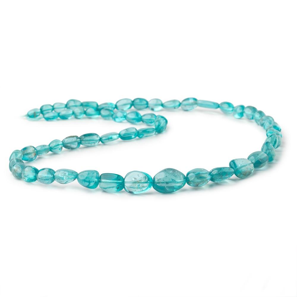 6x4-10x9mm Apatite Plain Nugget Beads 16 inch 48 pieces AA