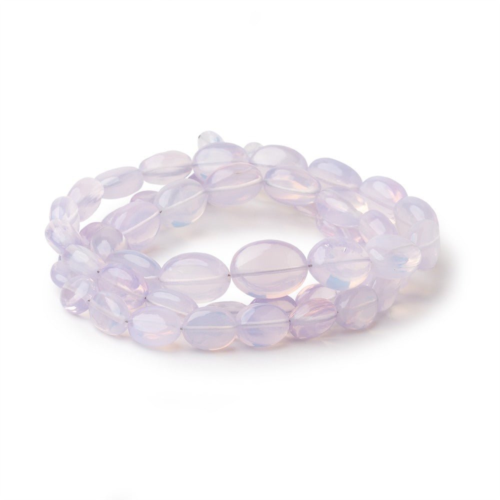 6x4-12x9mm Lavender Quartz Plain Oval Beads 20 inch 58 pieces AA