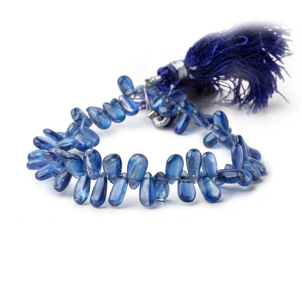 6x4-8x4mm Kyanite Plain Pear Beads 7 inch 68 pieces AA