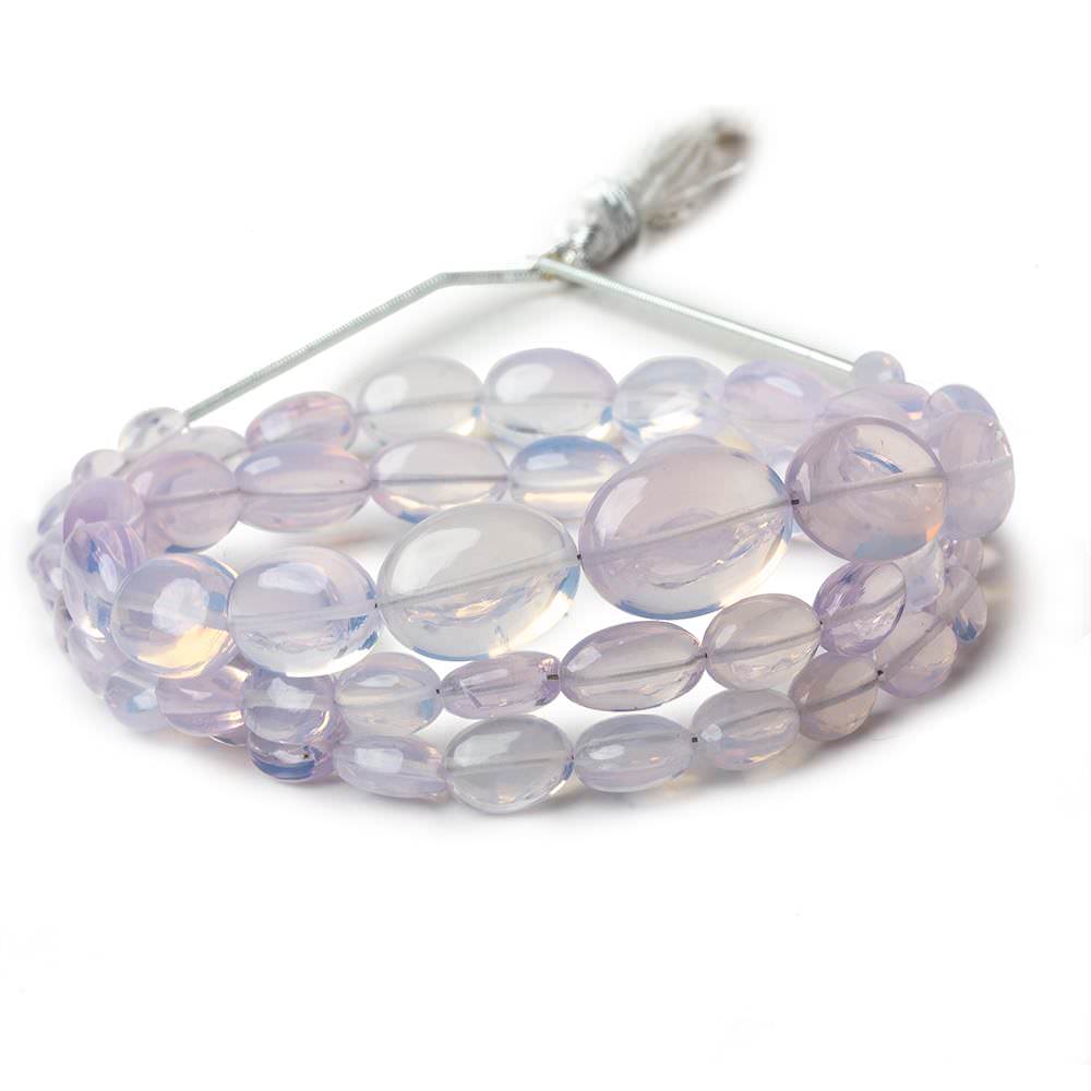 8x6-12x9mm Lavender Opal straight drilled plain ovals 20 inch 51 beads AA 1mm hole