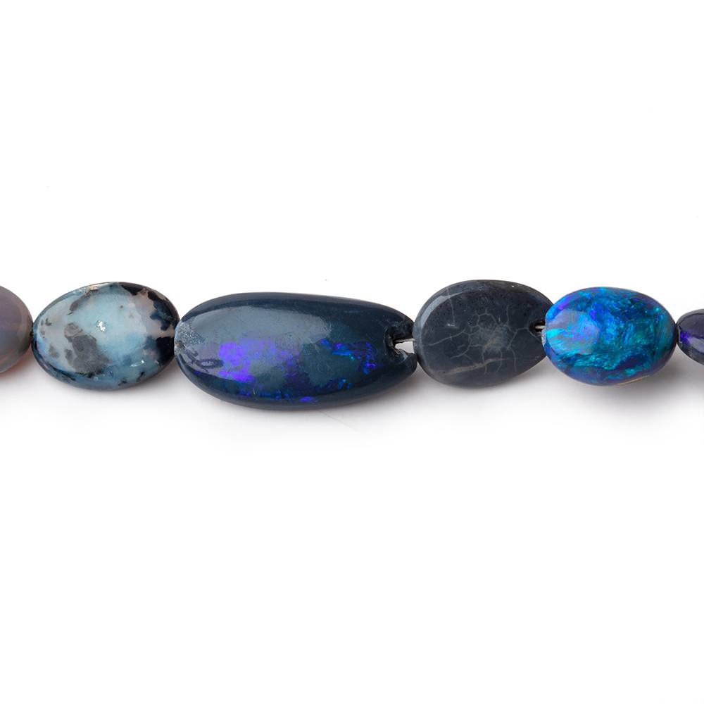 6x5-15x11mm Australian Opal & Matrix Plain Nugget beads 18 inch 50 pieces AAA