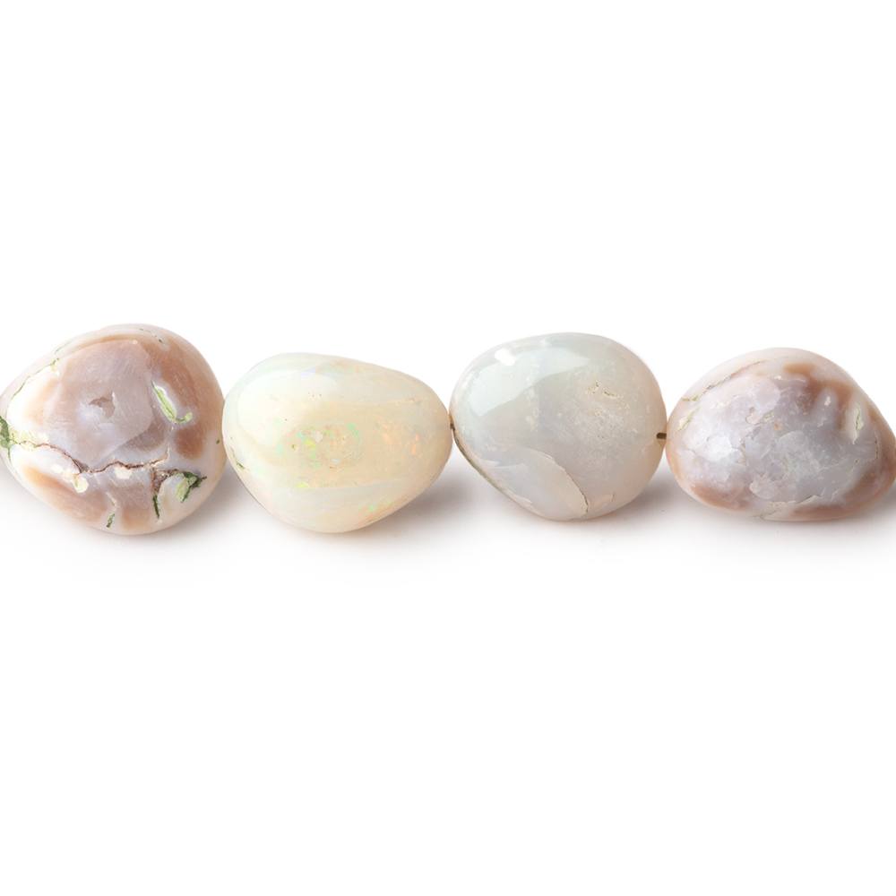 6x5-15x13mm Australian Opal Plain Nugget Beads 18 inch 42 pieces AA