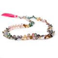 6x5-8x6mm Multi Color Tourmaline Plain Pear Beads 18 inch 138 pieces