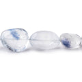 6x6-15.5x13mm Dumortierite in Quartz Plain Nugget Beads 18 inch 40 pieces