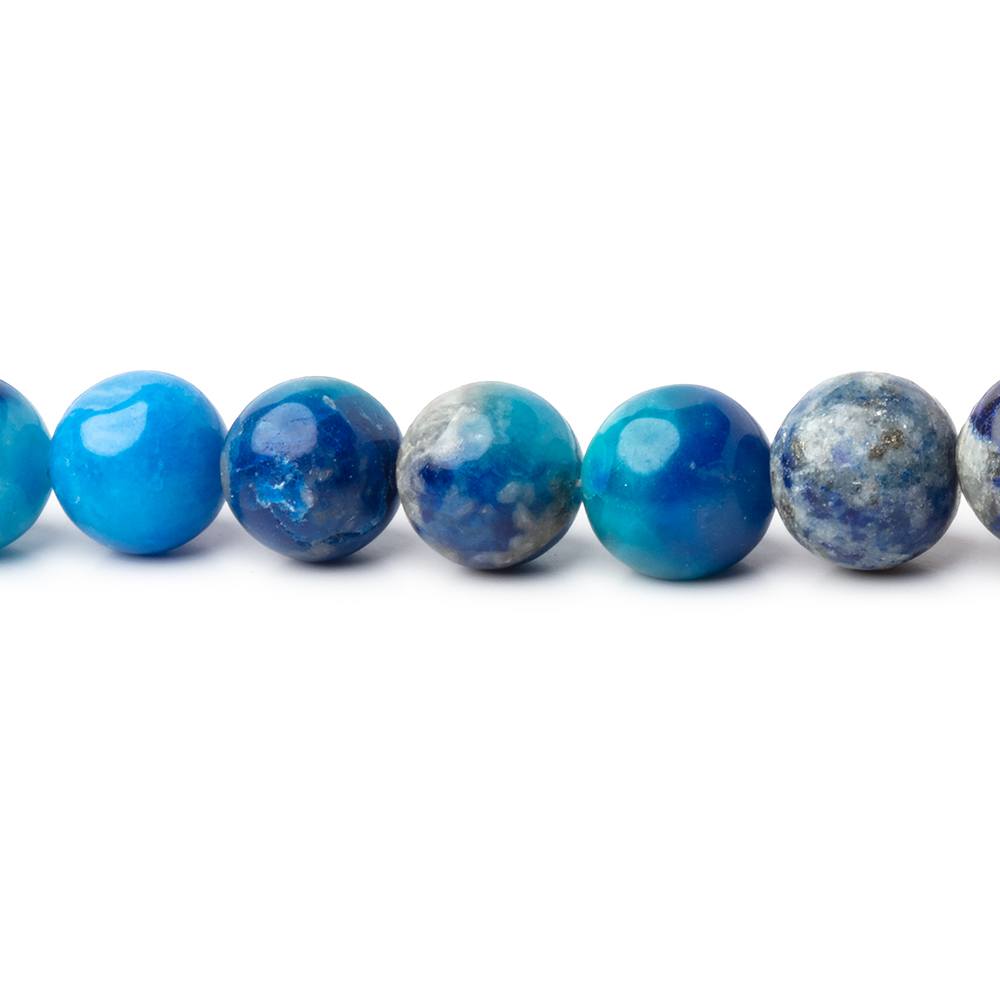 7-7.5mm Afghanite Plain Round Beads 18 inch 62 pieces AA