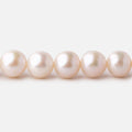 7.5-8.5mm Off White Chinese Akoya Saltwater Pearls 16 inch 53 pieces AA