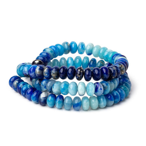 7.5-8mm Afghanite Plain Rondelles 18 inch 98 Beads AAA