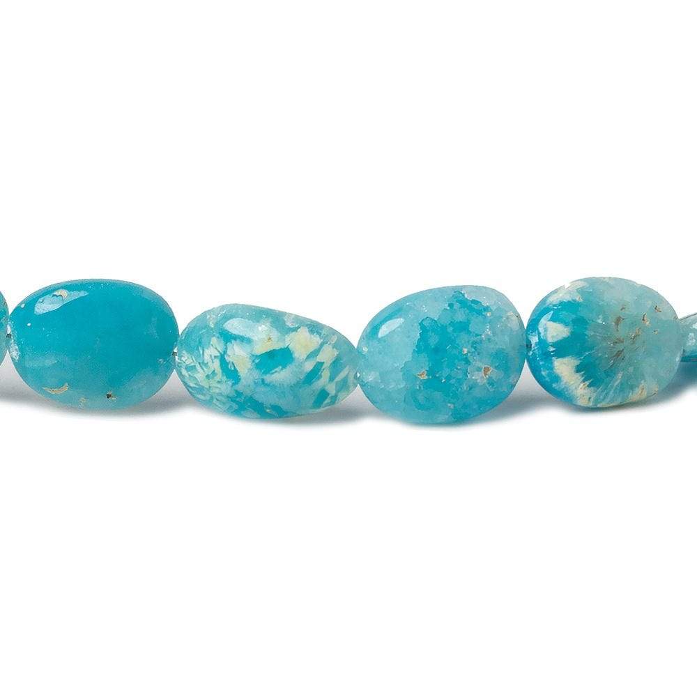 7.5x6-12x10mm Hemimorphite Plain Nugget Beads 14 inch 39 pieces
