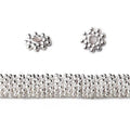 7mm Double Row Daisy Spacers with 2mm Large Hole 8 inch 145 Beads