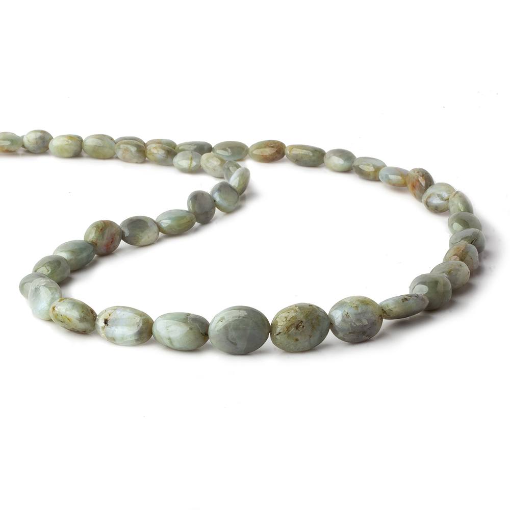 7x5-12x8mm Cat's Eye Chrysoberyl plain nugget beads 18 inch 47 pieces