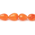 7x5-13x9mm Carnelian Straight Drilled Tear Drop Beads 14 inch 38 pieces