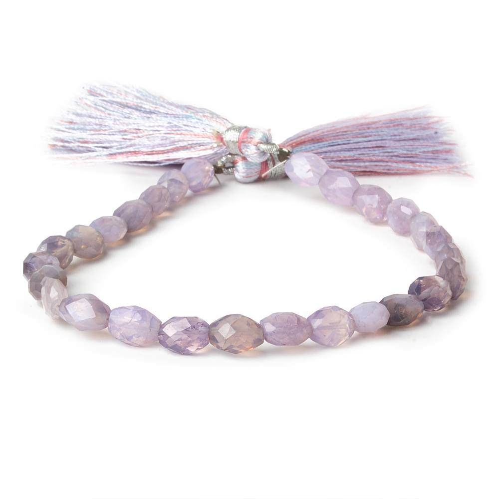 8x11mm Lilac Chalcedony Faceted Nuggets 8 inch 18 beads A