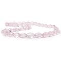 7x6-11x9mm Rose Quartz checkerboard faceted ovals 15 inch 39 pieces