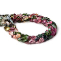 7x6-9x6mm Multi Color Tourmaline Faceted Modified Rectangles 15 inch 47 beads AA