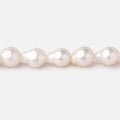 9x7mm Cream Petite Ultra Baroque Freshwater Pearls 15 inch 45 Beads