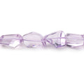 Pink Amethyst Faceted Nugget Beads 17 inch 35 pieces