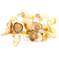 8 - 19mm Golden Brown Agate Petite Drusy Free Form Beads 42 pieces