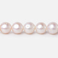 8-8.5mm Cream Off Round Freshwater Pearls 15.5 inch 50 Beads