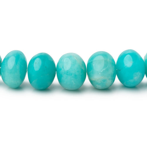 8-9mm Amazonite Plain Rondelle Beads 18 inch 80 pieces AAA