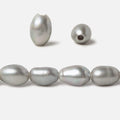 8-9mm Silver Baroque large hole Freshwater Pearls 16 inch 32 pieces