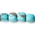 8.5-13mm Sleeping Beauty Turquoise Plain Cubes 16 inch 41 Beads AAA