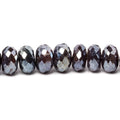8-13mm Mystic Chocolate Moonstone faceted rondelle beads 15 inch 70 pieces