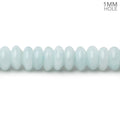8mm Blue Angel Hemimorphite Plain Rondelles 15 inch 110 Beads