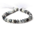 8mm Dendritic Opal faceted rondelles 8 inches 39 beads AA grade