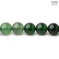 8mm Serpentine Plain Round Beads 16 inch 51 pieces 1mm Large Hole AA