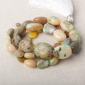 8x6-18x14mm Ethiopian Opal plain nugget beads 18 inch 39 pieces A