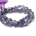 8x6-9x6mm Iolite straight drilled tear drops 8inch 22 beads AA
